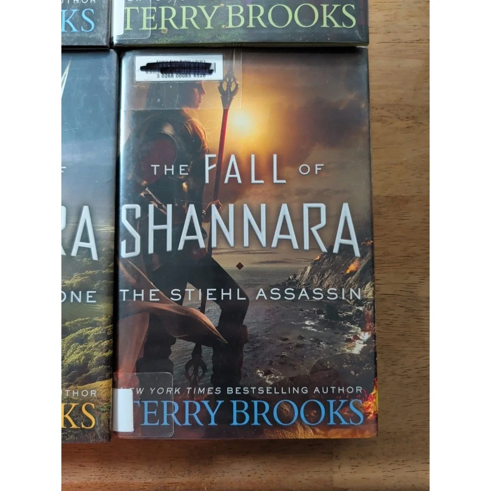 Complete Fall of Shannara ( 4 Book Set ) Terry Brooks Library copy 1st Edition‎